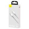 Кабель Baseus High Density Braided Fast Charging Data Cable Type-C to iP PD 20W 1m (CATLGD-02) - White
