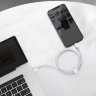 Кабель Baseus High Density Braided Fast Charging Data Cable Type-C to iP PD 20W 1m (CATLGD-02) - White
