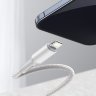 Кабель Baseus High Density Braided Fast Charging Data Cable Type-C to iP PD 20W 1m (CATLGD-02) - White