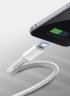 Кабель Baseus High Density Braided Fast Charging Data Cable Type-C to iP PD 20W 1m (CATLGD-02) - White