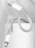 Кабель Baseus High Density Braided Fast Charging Data Cable Type-C to iP PD 20W 1m (CATLGD-02) - White
