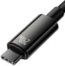Кабель Baseus Tungsten Gold Fast Charging Data Cable Type-C to Type-C 240W 2m (CAWJ040101) - Черный