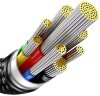 Кабель Baseus Tungsten Gold Fast Charging Data Cable Type-C to Type-C 240W 2m (CAWJ040101) - Черный