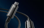 Кабель Baseus Tungsten Gold Fast Charging Data Cable Type-C to Type-C 240W 2m (CAWJ040101) - Черный