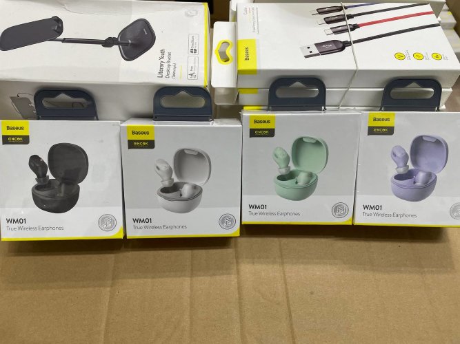 Беспроводные наушники Baseus Encok True Wireless Earphones WM01 (NGWM01-06) - Green