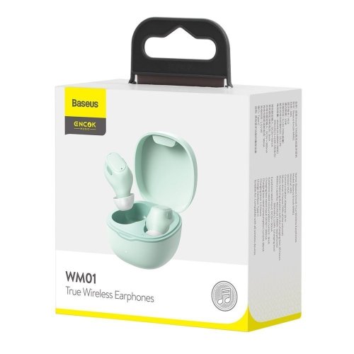 Беспроводные наушники Baseus Encok True Wireless Earphones WM01 (NGWM01-06) - Green