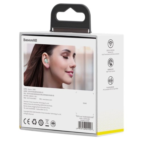 Беспроводные наушники Baseus Encok True Wireless Earphones WM01 (NGWM01-06) - Green