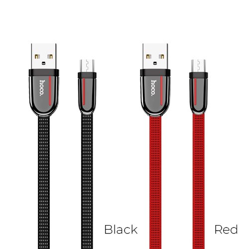 Кабель hoco U74 Grand charging data cable for Micro - Black