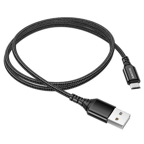 Кабель Borofone BX54 Ultra bright Micro 2.4А 1 м - Black