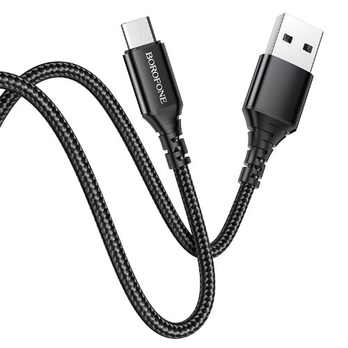 Кабель Borofone BX54 Ultra bright Micro 2.4А 1 м - Black