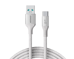 Кабель JoyRoomS-A28 Flash Series 3A Fast Charging Data Cable (USB-A to Type-C) 1m-White