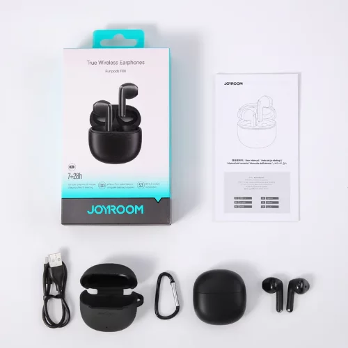 Беспроводные наушники JoyRoom Funpods series JR-FB1 True wireless earphones - Black