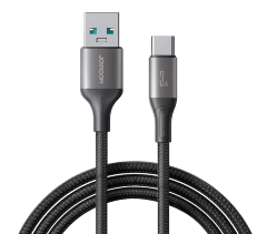 Кабель JoyRoom S-A28 Flash Series 3A Fast Charging Data Cable (USB-A to Type-C) 2m-Black
