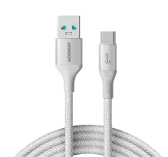 Кабель JoyRoom S-A28 Flash Series 3A Fast Charging Data Cable (USB-A to Type-C) 2m-White