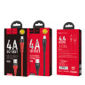 Кабель hoco U53 4A Flash charging data cable for Micro - Черный