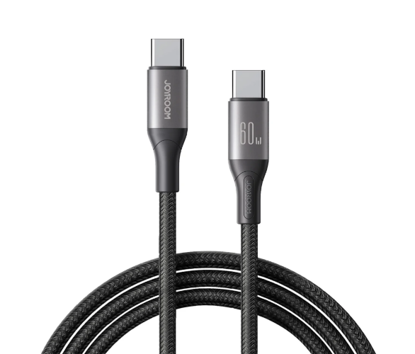 Кабель Joy Room S-A28 Flash Series 60W Fast Charging Data Cable (Type-C to Type-C) 2m-Black