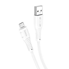 Кабель Hoco X67 Nano silicone charging data cable for Micro - White