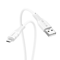 Кабель Hoco X67 Nano silicone charging data cable for Micro - White