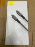 Кабель Baseus Tungsten Gold Fast Charging Data Cable Type-C to Type-C 100W 2m (CATWJ-A01) - Black