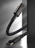 Кабель Baseus Tungsten Gold Fast Charging Data Cable Type-C to Type-C 100W 2m (CATWJ-A01) - Black