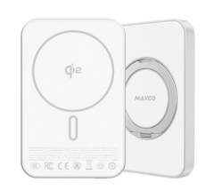 Внешний аккумулятор MAXCO MP35 Magnetic fast charging power Bank (10000mAh) - White