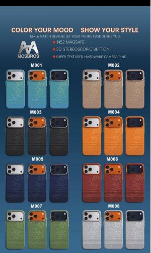 Чехол Mosbros Carbon Magsafe IP17 PRO MAX M006