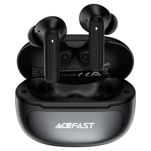 Беспроводные наушники ACEFAST W12 in-ear & semi-in-ear 2-in-1 true wireless earbuds - Black