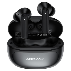 Беспроводные наушники ACEFAST W12 in-ear & semi-in-ear 2-in-1 true wireless earbuds - Black