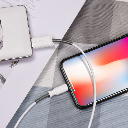 Кабель hoco X24 Pisces lightning - White