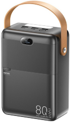Внешний аккумулятор Remax RPP-118 Piloteer series 27W+22.5W PD+QC fast charging Power Bank(Nominal)(80000mAh) - Grey