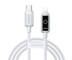 Кабель JoyRoom S-A55 StarFlight Series 30W Auto Power-Off Fast Charging Data Cable Type-C to Lightning) 1.2m - White