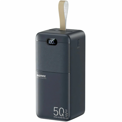 Внешний аккумулятор Remax RPP-117 Piloteer series 27W+22.5W PD+QC fast charging Power Bank(Nominal)(50000mAh) - Grey