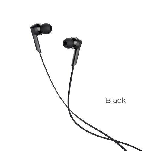 Наушники hoco M72 Admire universal earphones with mic - Black