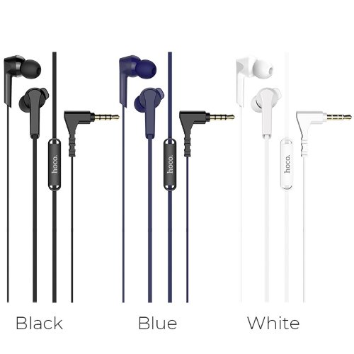 Наушники hoco M72 Admire universal earphones with mic - White