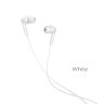 Наушники hoco M72 Admire universal earphones with mic - White