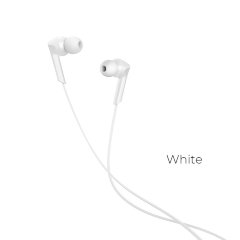 Наушники hoco M72 Admire universal earphones with mic - White