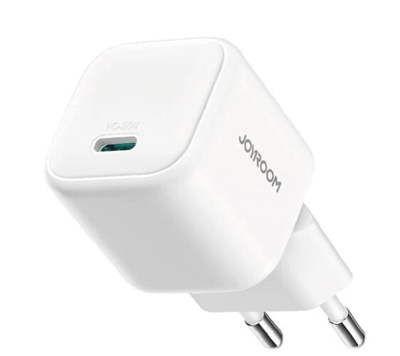 Зарядка JoyRoom JR-TCG08 GaN PD20W mini Charger-White (EU)