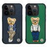 Чехол ZUCK BEAR Cover For IP 15 Pro Max leather D.Blue (WAE)