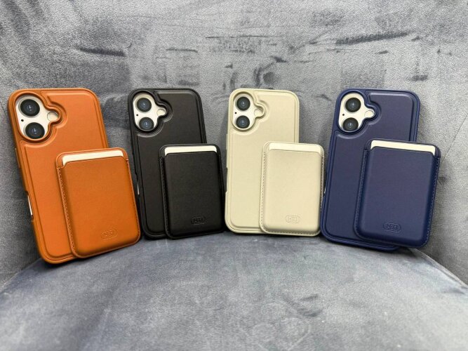 Чехол HDCI Magnetic& multi-functional phone case and Card bag For IP 16 Black