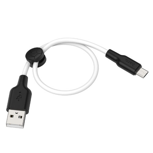 Кабель Hoco X21 Plus Silicone charging cable for Micro(L=0.25M) - Black, White