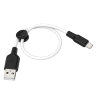 Кабель Hoco X21 Plus Silicone charging cable for Micro(L=0.25M) - Black, White