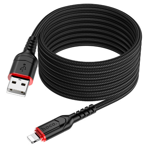 Кабель Hoco X59 victory charging data cable iphone (L=2M) - Black