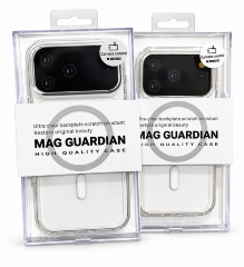 Чехол Kzdoo Guardian IP 17/18 Pro (6.3 3 lenses) - Frosted Clear