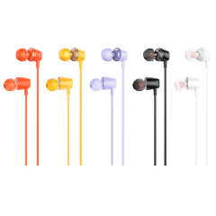 Наушники Hoco M107 discoverer universal earphones with mic - Black