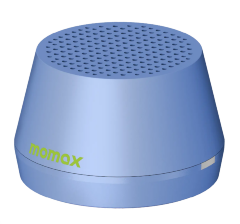 Портативная Bluetooth-колонка MOMAX 1-Vibe Go Lite Magnetic Wireless Speaker(BS8B1) - Light blue