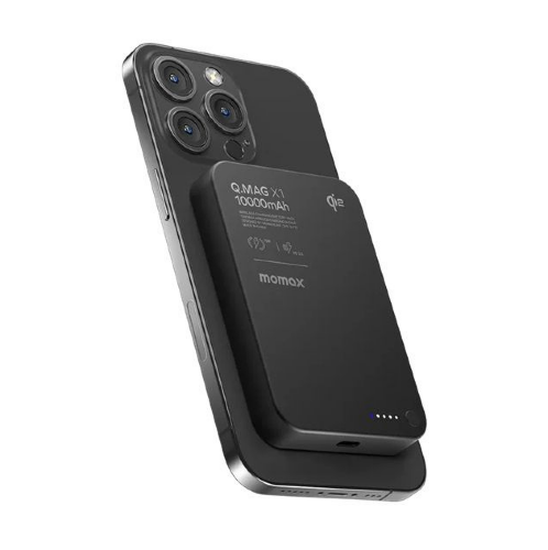 Внешний аккумулятор MOMAX 1-Power S.Pass Magnetic wireless Battery Pack 10000mAh (IP163Q22CND) - Black