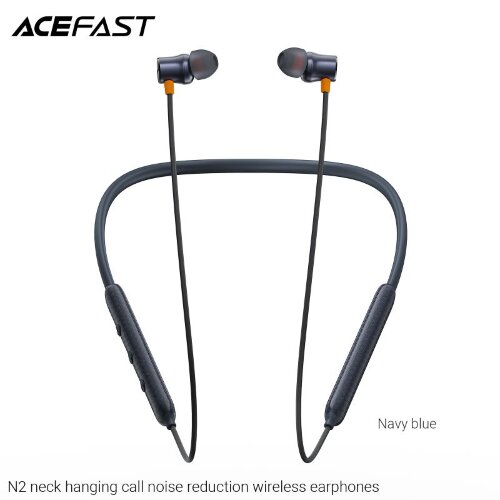 Наушники ACEFAST N2 Neck Hanging Call Noise Reduction Wireless Earphone Navy Blue