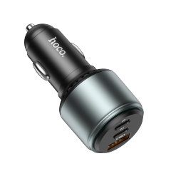 Автомобильное ЗУ Hoco NZ9 Galloper 95W three-port (2C1A) car charger - Черный