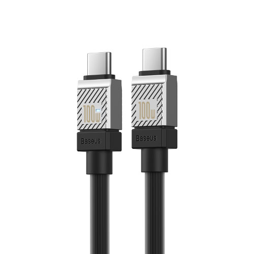 Кабель BASEUS CAKW000301 coolplay series fast charging cable type-c o type-c 100W 2m - Черный