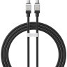 Кабель BASEUS CAKW000301 coolplay series fast charging cable type-c o type-c 100W 2m - Черный